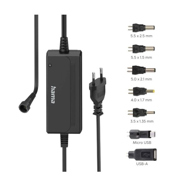 Hama 36W Plug-In Plug In Power Supply 5 → 15V Output, 3A Output