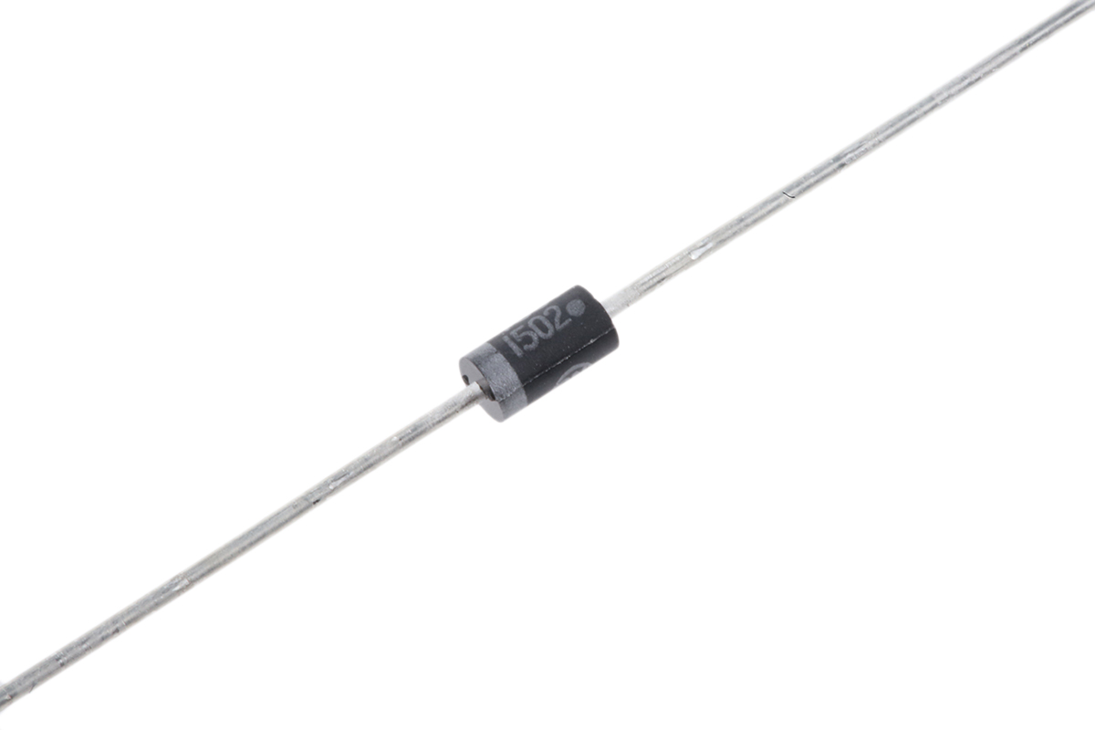 onsemi 1000V 1A, Rectifier Diode, 2-Pin DO-41 1N4007RLG
