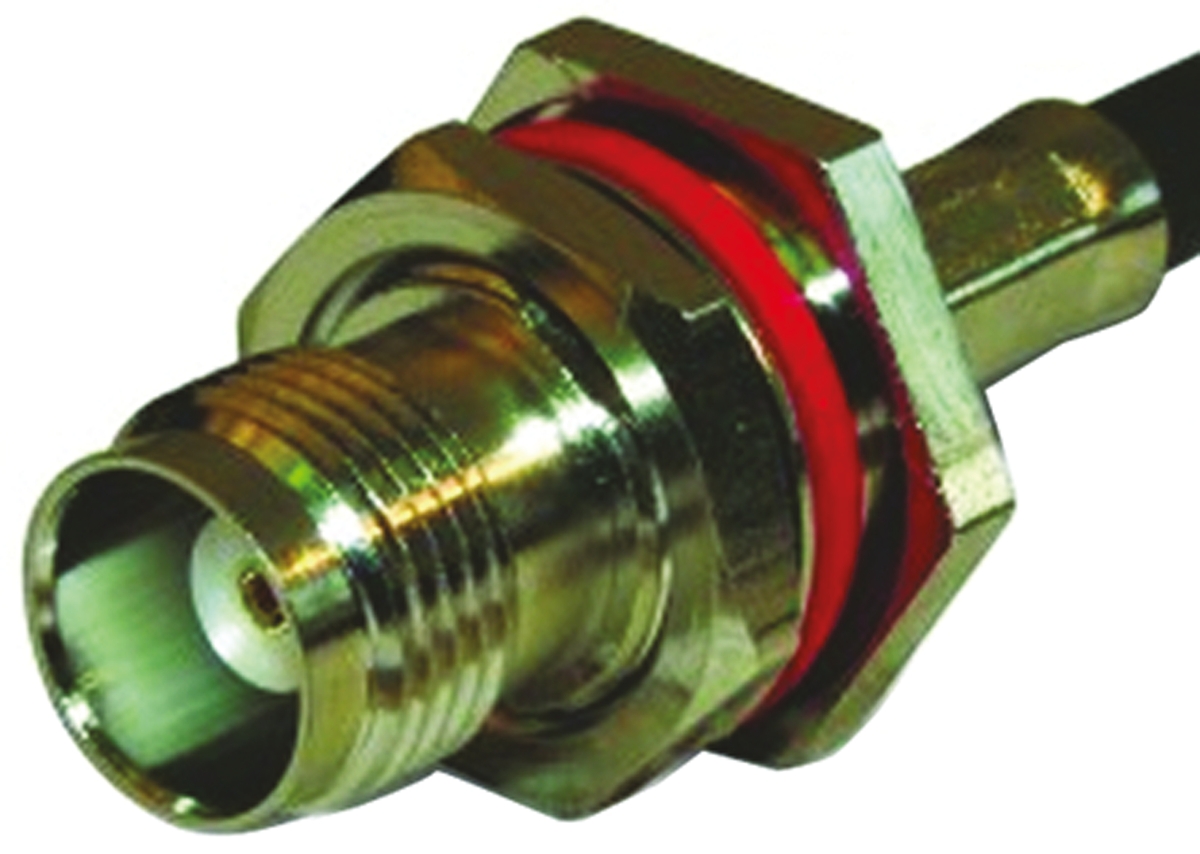 Amphenol RF, Jack Cable Mount TNC Connector, 50Ω, Crimp, Solder Termination, Straight Body