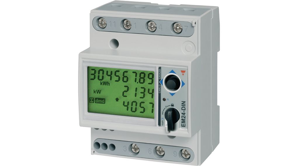 Carlo Gavazzi 3 Phase LCD Energy Meter
