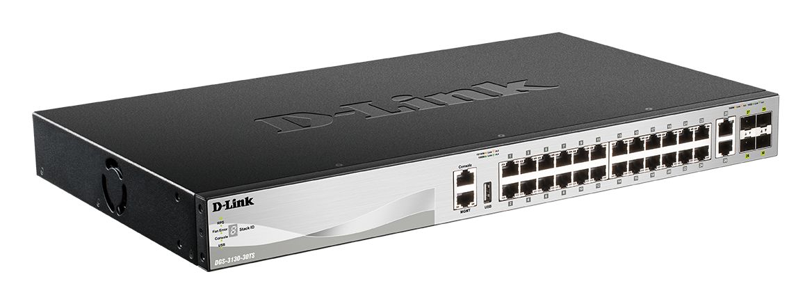 D-Link 30-Port Layer 3 Stackable Multi-Gigabit Managed Switch with 25G Uplinks, Managed 30 Port Managed Switch, UK