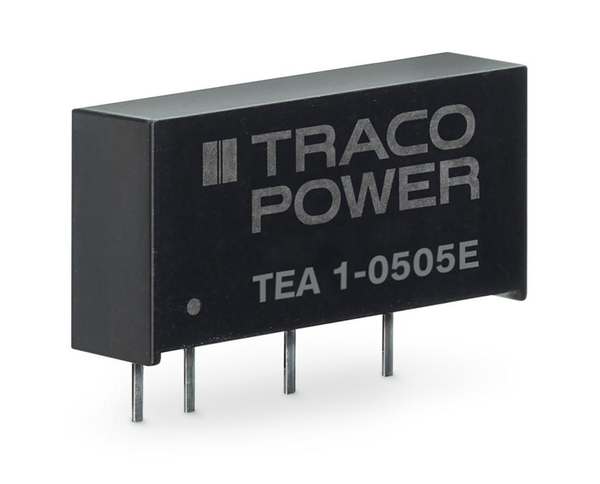 TRACOPOWER TEA 1 DC-DC Converter, 5V dc/ 200mA Output, 4.5 → 5.5 V dc Input, 1W, PCB Mount, '+95°C Max Temp