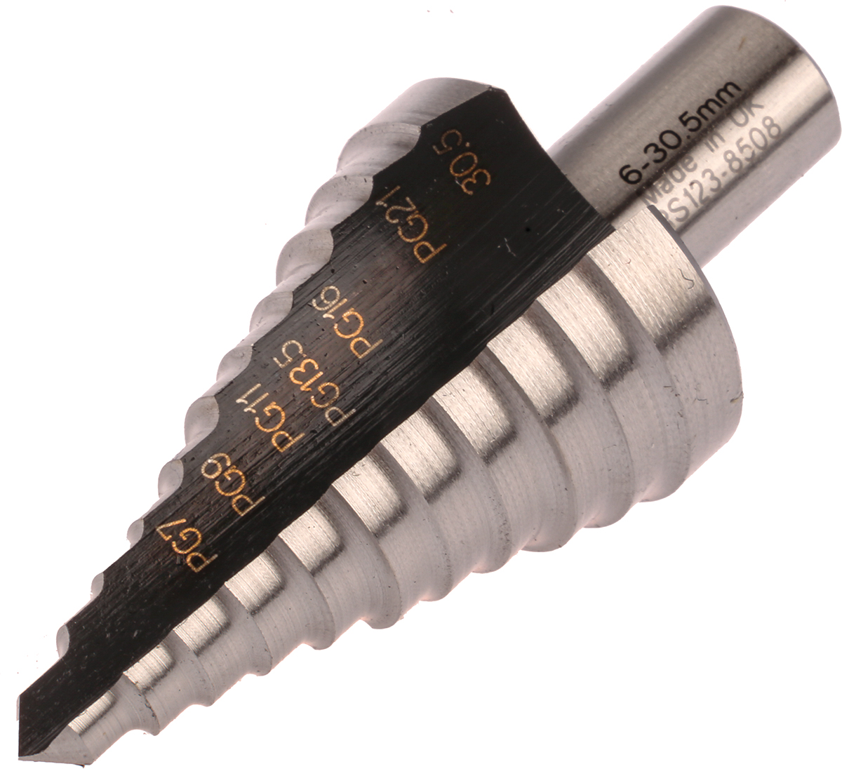 RS PRO HSS Step Drill Bit 6mm x 30.5mm