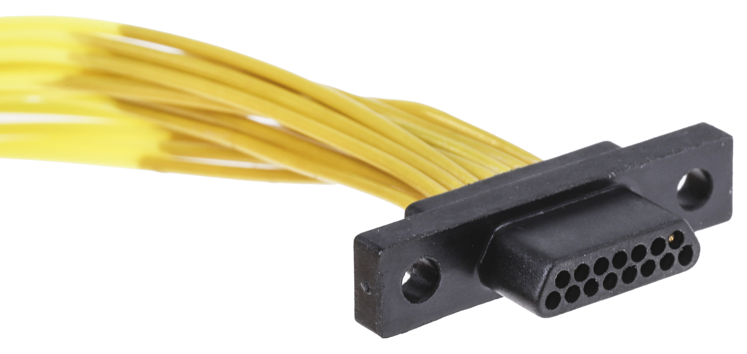 Cinch DCDA 15 Way Cable Mount D-sub Connector Plug, 1.27mm Pitch