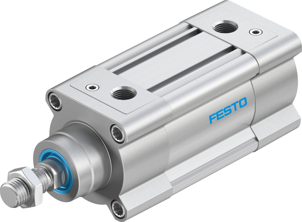 Festo Pneumatic Piston Rod Cylinder - 1383579 63 mm Bore, 40 mm DSBC Series, Double Acting Acting