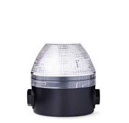 AUER Signal N Series Series Clear Multiple Effect Beacon, 24 V ac/dc, Magnetic Mounting, Tube Mounting, LED Bulb, IP65,