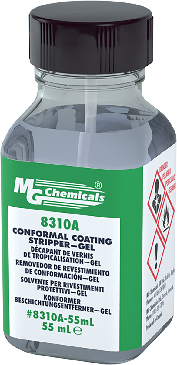 MG Chemicals Clear Conformal Coating Remover, 55 ml Bottle