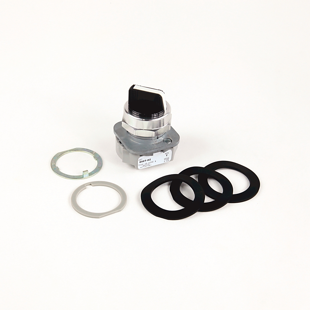 Allen Bradley 800T Series 2 Position Selector Switch Head, 30mm Cutout