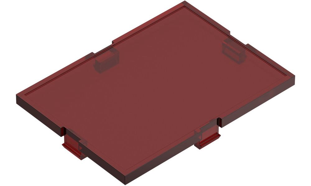 RS PRO ABS Filter for Use with DIN Rail Enclosure, 41.5 x 29.95 x 4.8mm
