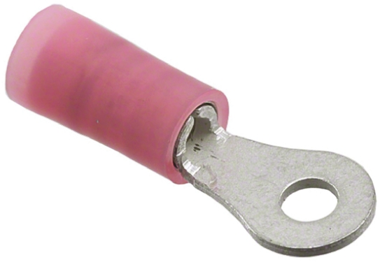 Molex, Avikrimp Insulated Ring Terminal, M2.6 (#4) Stud Size, 0.5mm² to 1mm² Wire Size