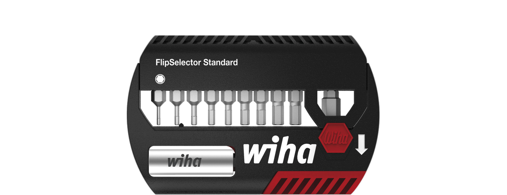 Wiha Electric Bit Set 11 Pieces, Pozidriv, Slotted