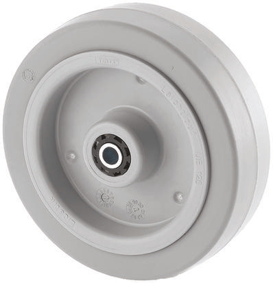 Tente Grey Rubber Abrasion Resistant Trolley Wheel, 300kg