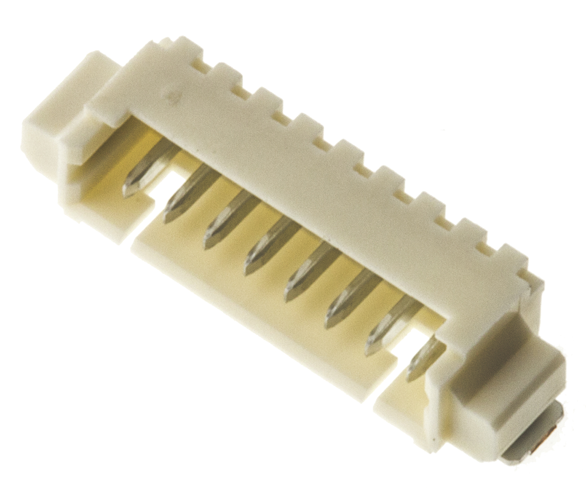 Molex PicoBlade Series Right Angle Surface PCB Header, 8 Contact(s), 1.25 mm Pitch, 1 Row, Shrouded