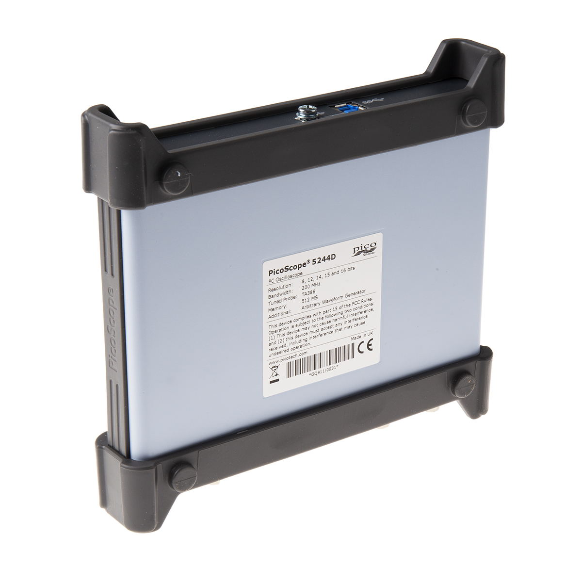 Pico Technology 5244D PicoScope 5000D Series, 200MHz PC Based Oscilloscope, 2 Analogue Channels