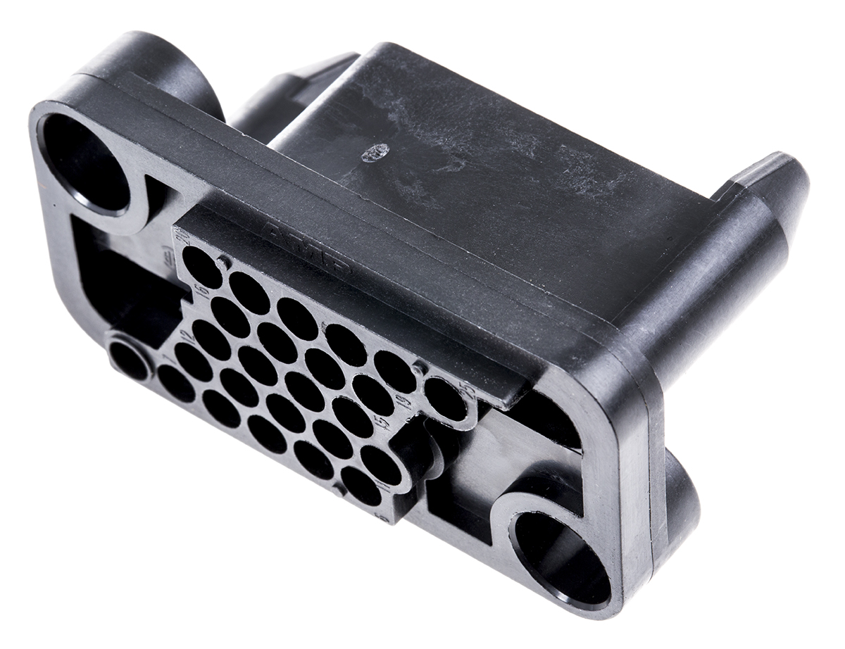TE Connectivity, Metrimate Male Connector Housing, 5.08mm Pitch, 25 Way, 5 Row