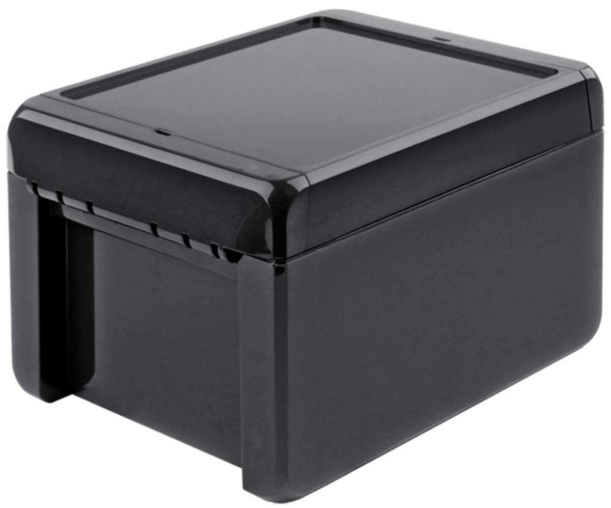 Bopla Bocube Series Graphite Grey Polycarbonate Enclosure, IP66, IP68, IK07, Flanged, Graphite Grey Lid, 151 x 125 x