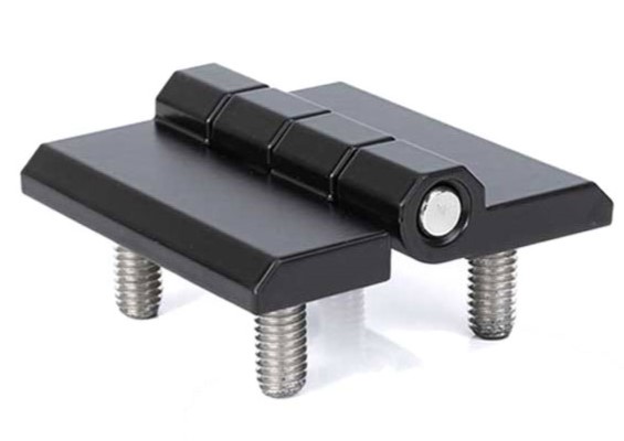RS PRO Matt Die Cast Zinc Back Flap Hinge with a Fixed Pin, Bolt-on Fixing, 50mm x 50mm x 11.5mm