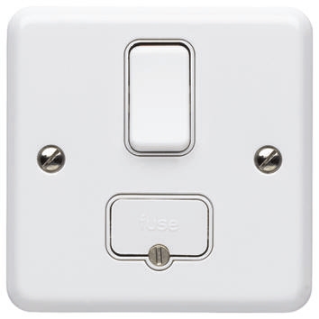 MK Electric 13A 1 Gang Switched Fused Spur