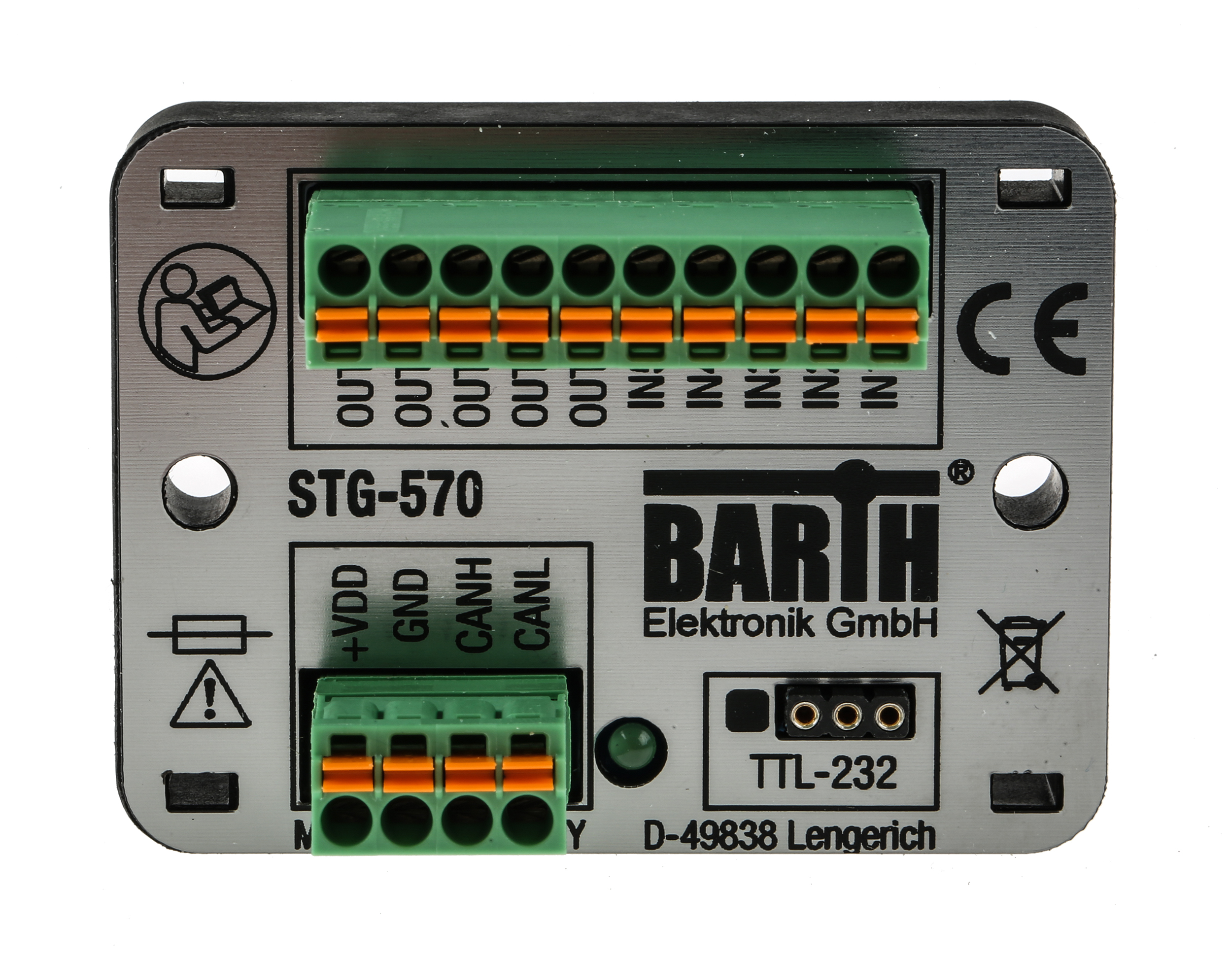 BARTH lococube mini-PLC Series PLC I/O Module for Use with STG-570, 7 → 32 V dc Supply, Digital Output, 5-Input,