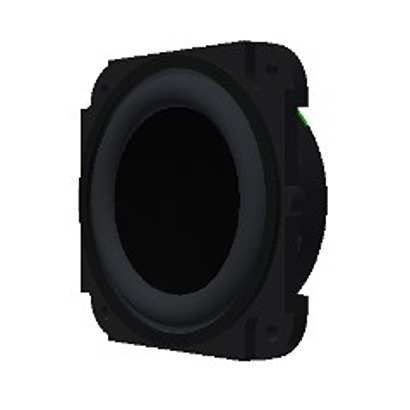 PUI Audio 3W Miniature Speaker 28mm Dia. , 32.7 x 32.7 x 16.5mm