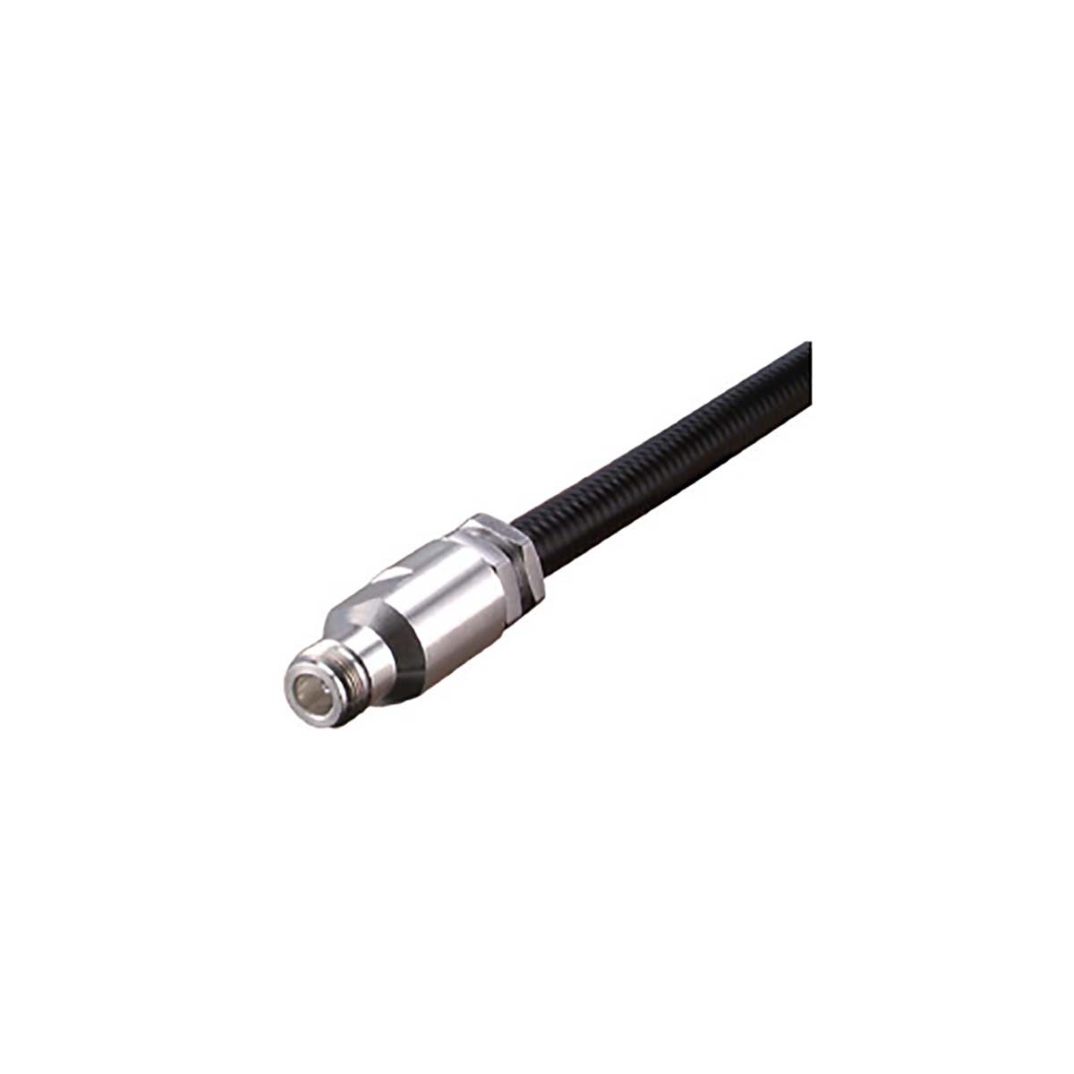 Huber+Suhner 21_N-50-9-9/033_-E Series, Jack Cable Mount N Connector, 50Ω, Clamp Termination, Straight Body