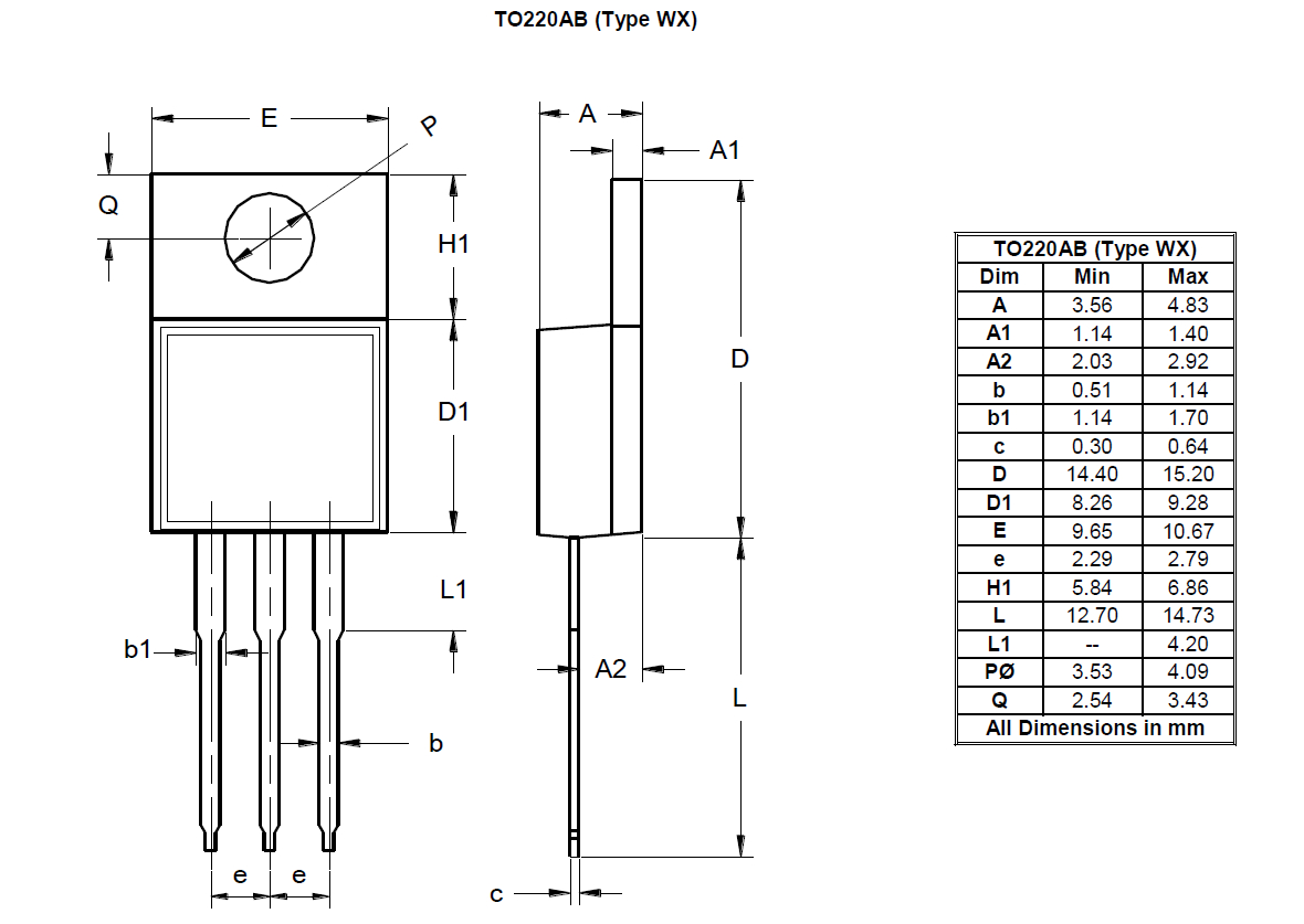 DiodesZetex 600 V Rectifier & Schottky Diode 2-Pin TO-220AB STPR2060