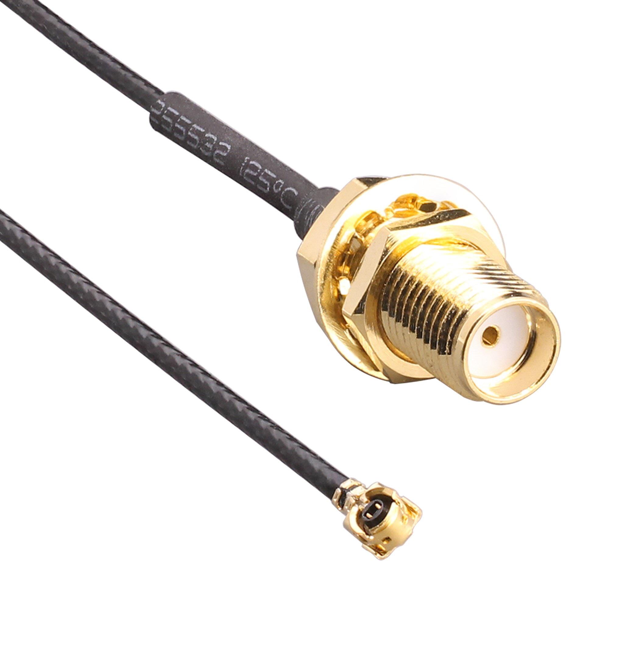TE Connectivity CSH-SGFB-ccc-UFFR Series, 200 mm, U.FL Coaxial, Terminated 50 Ω