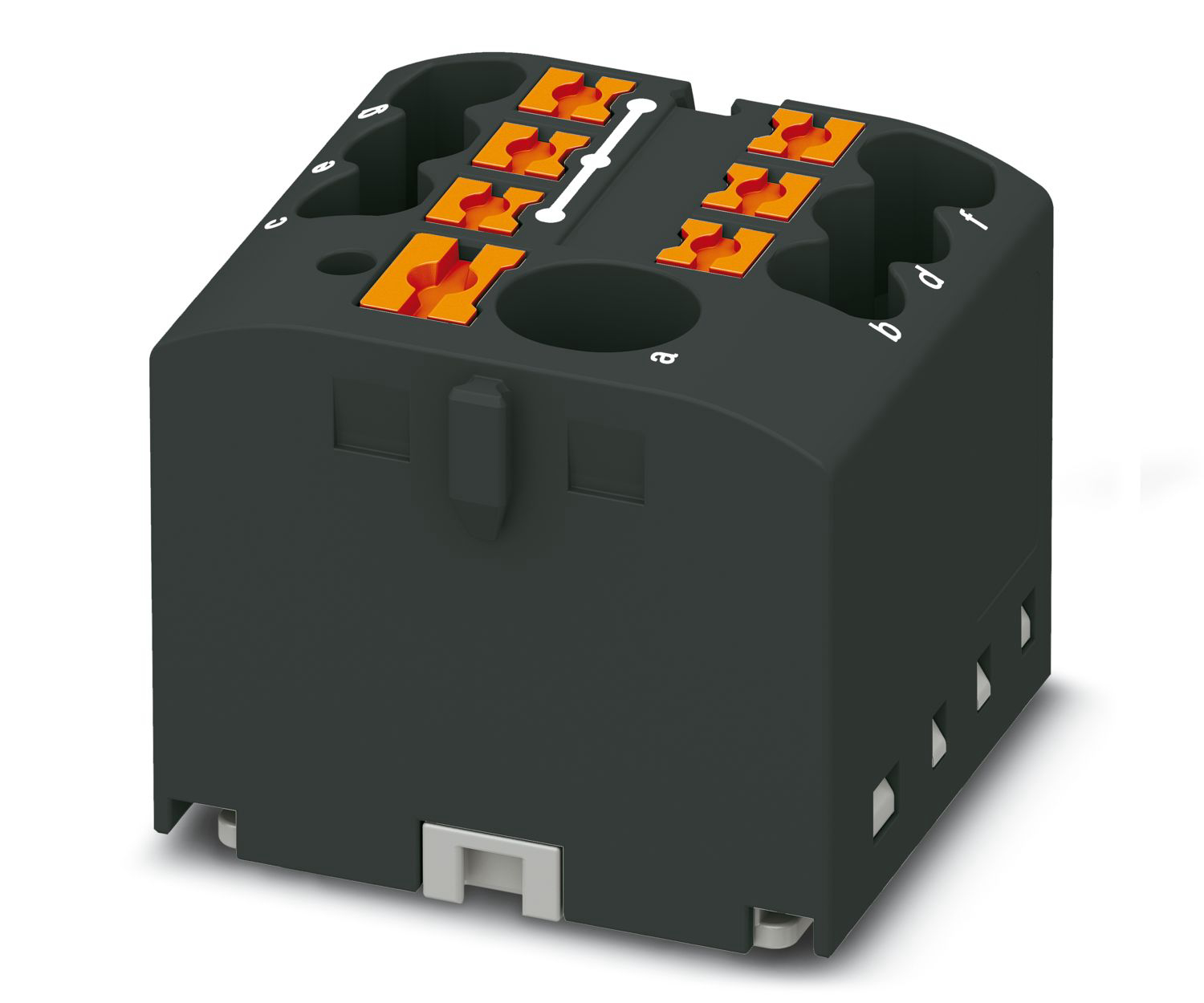 Phoenix Contact Distribution Block, 7 Way, 4mm², 24A, 450 V, Black