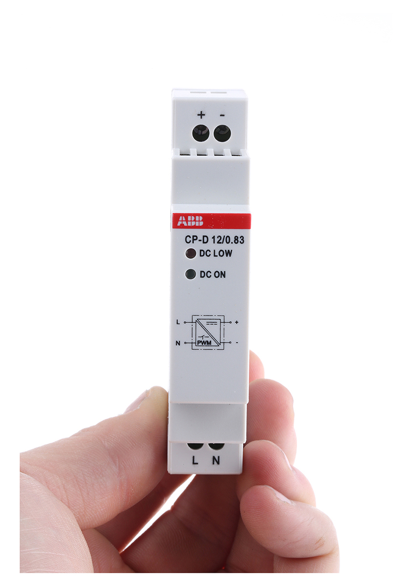 ABB CP-D Switched Mode DIN Rail Power Supply, 90 → 264 V ac / 120 → 375V dc ac, dc Input, 12V dc dc