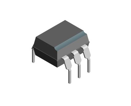 Vishay, CNY17F-3X001 Phototransistor Output Optocoupler, Through Hole, 6-Pin DIP