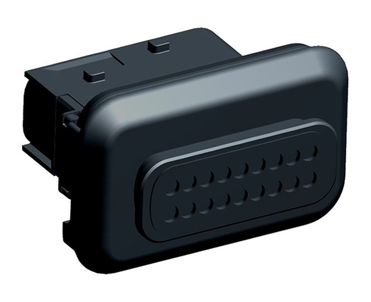 TE Connectivity, HDSCS Automotive Connector Plug Black Plug-In 18 Way 1-1564526-1