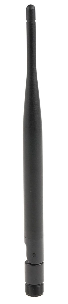 Siretta DELTA6C/x/SMAM/S/RP/11 Whip Multiband Antenna with SMA RP Connector, WiFi (Dual Band)