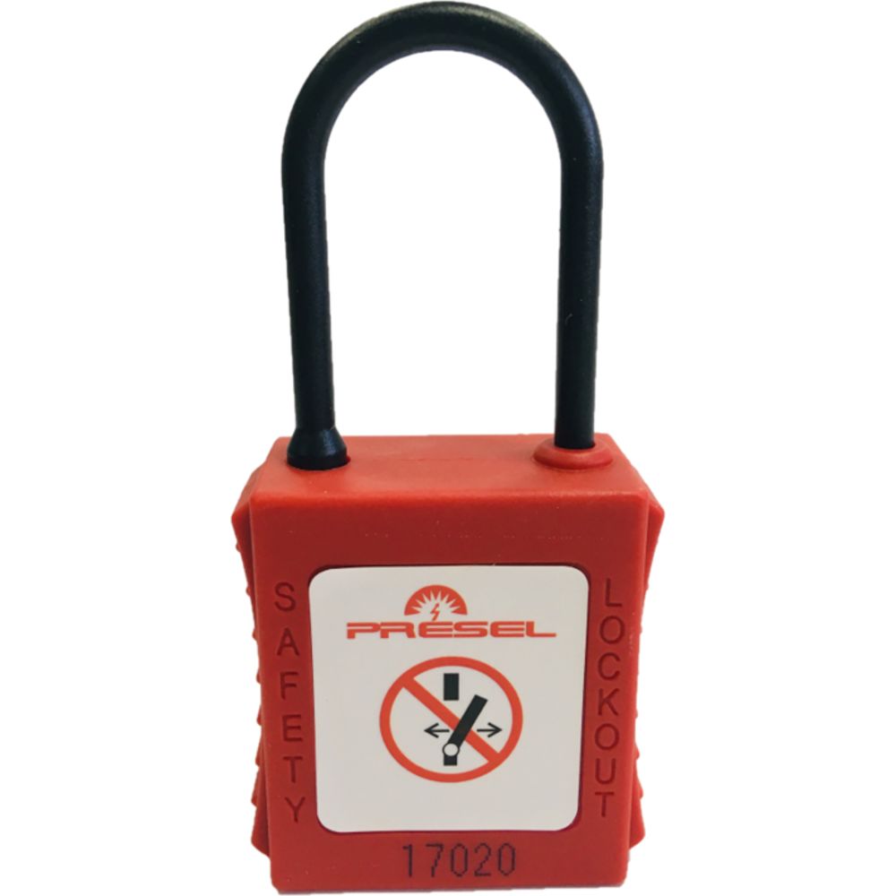 Catu Padlock Nylon Safety Padlock, 4mm Shackle