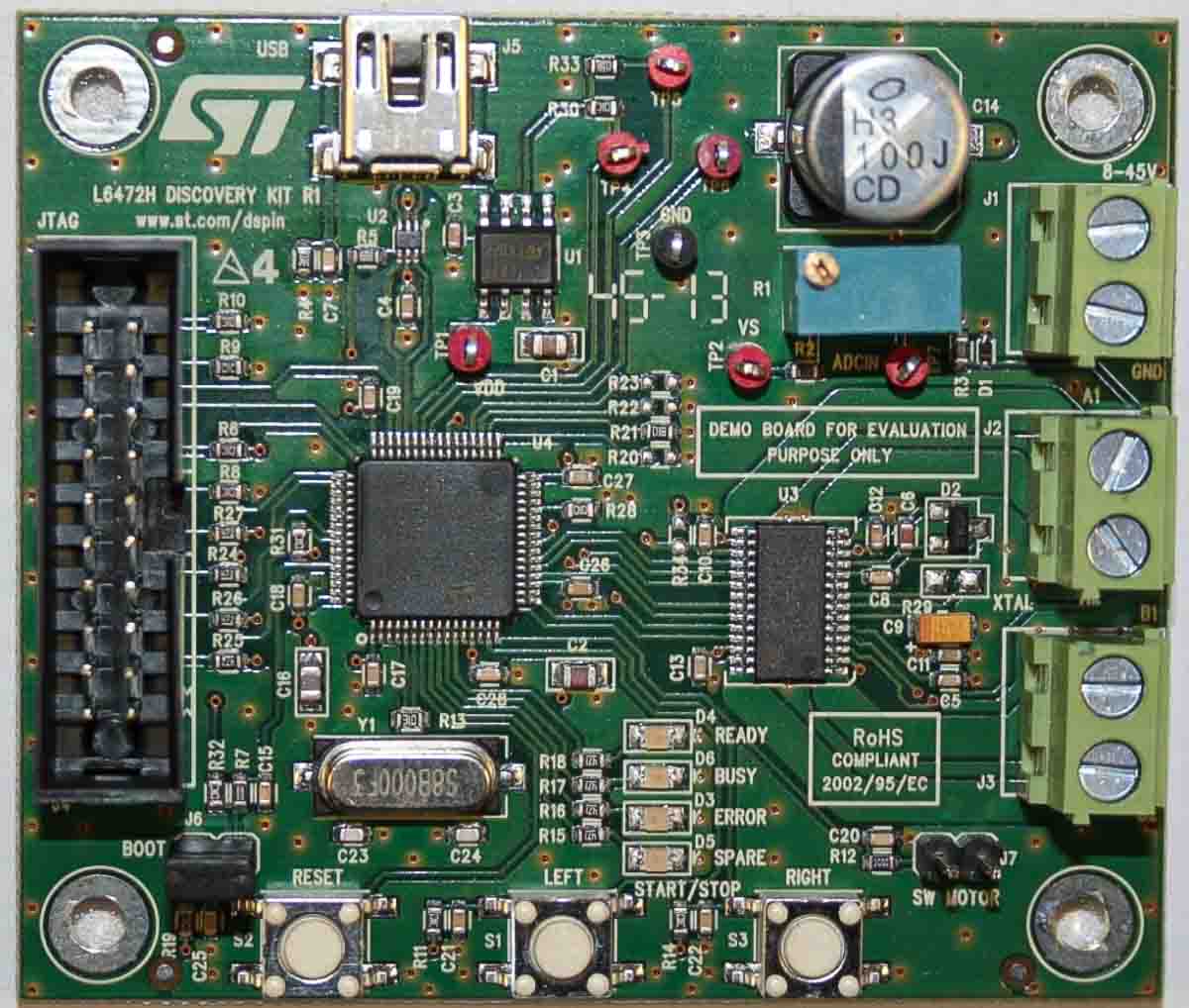 STMicroelectronics Development Tool Power Management for L6472 for MCU & L6472 Stepper Motor Driver