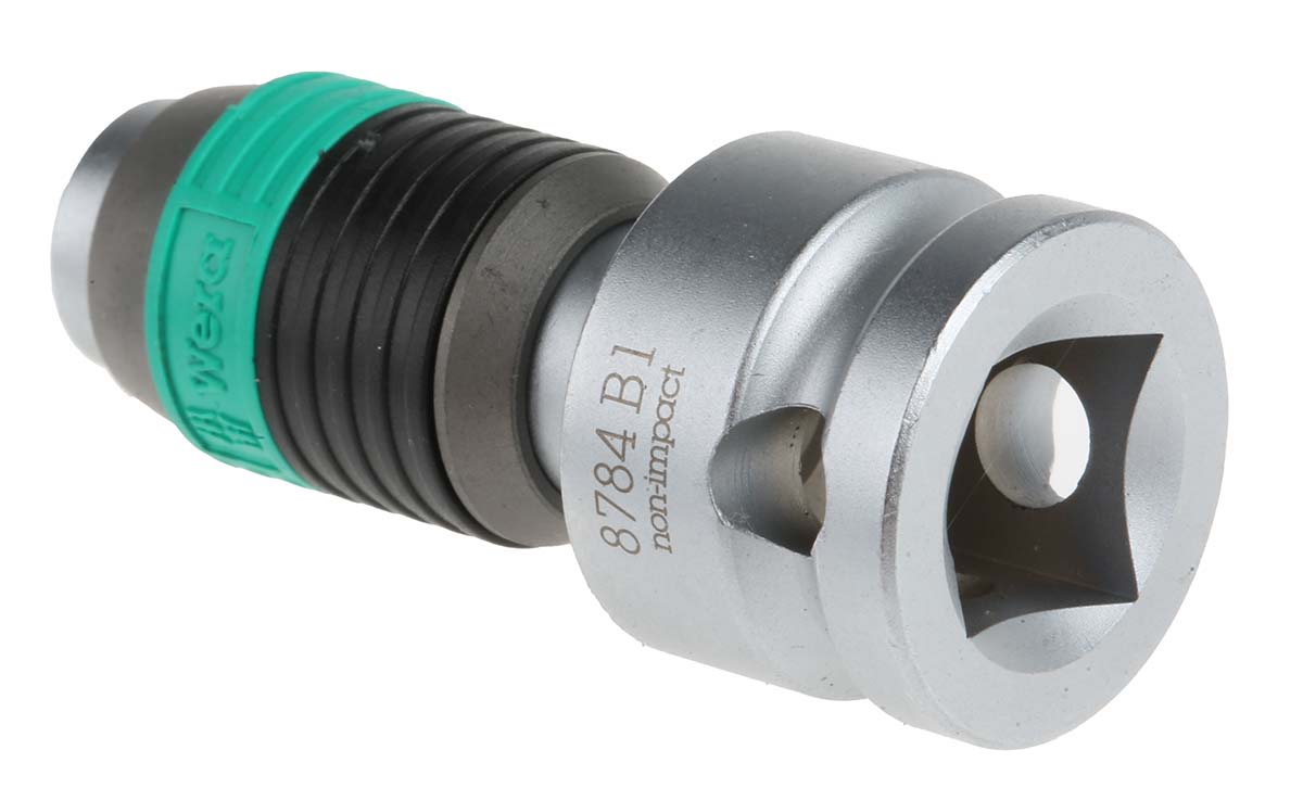 Wera Zyklop 8784 3/8 in Square Adapter, 44 mm Overall