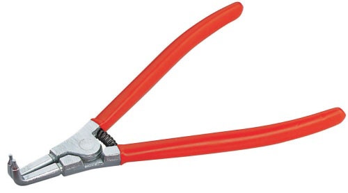 SAM Circlip Pliers, 180 mm Overall, Bent Tip, ESD