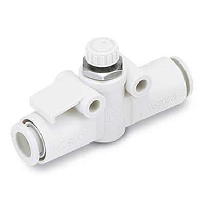 SMC AS1 Series Threaded Pneumatic Silencer & Exhaust Restrictor Function Fitting, R 1/4 Inlet Port, 6mm Tube Inlet