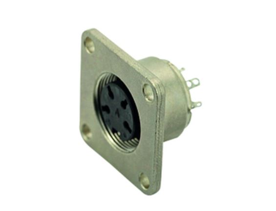 Amphenol Industrial, C091 6 Pole M16 Din, DIN EN 61076-2-106, 7A, 300 V IP67, Screw Coupling, Female, Panel Mount