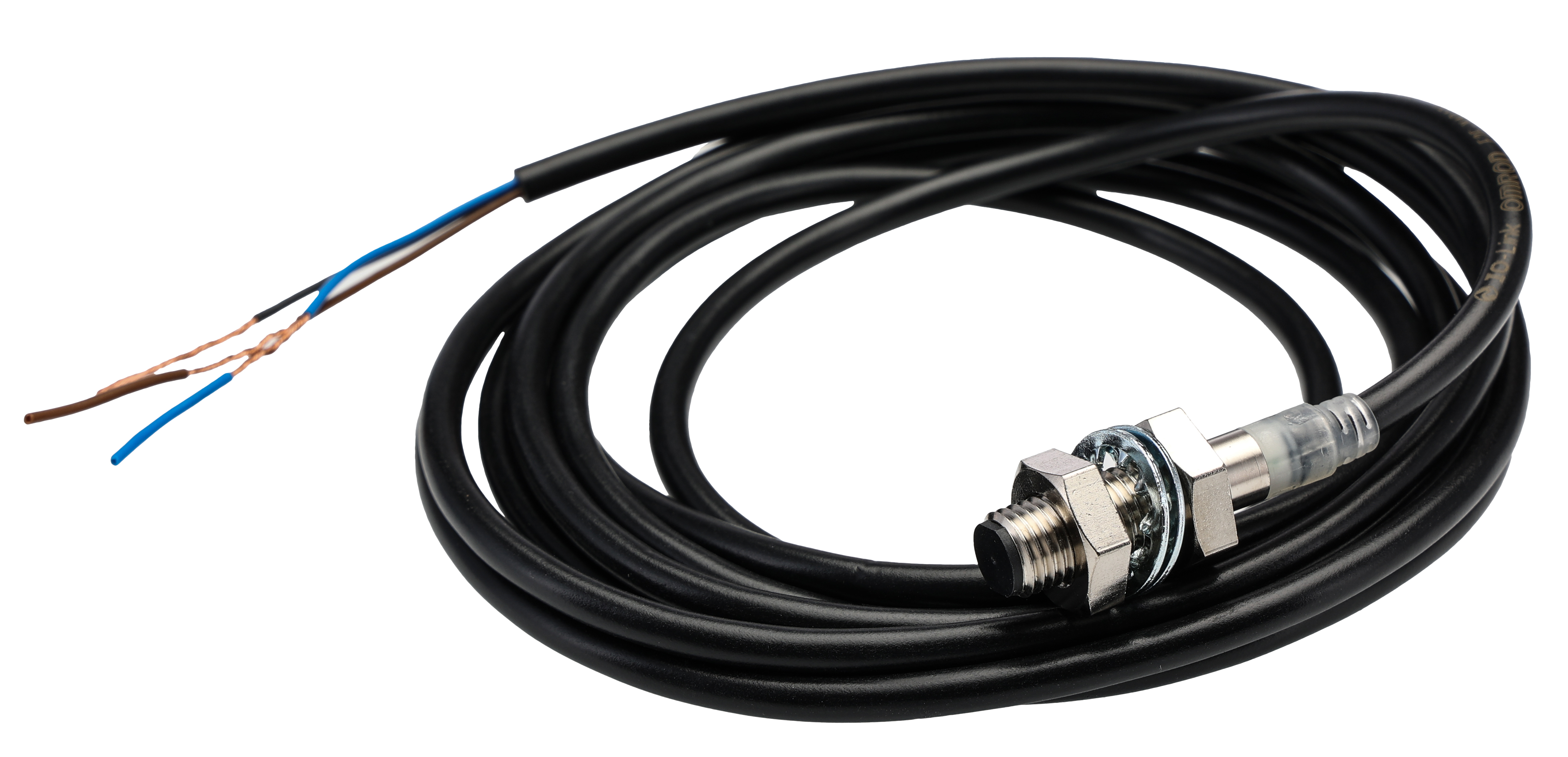 Omron Inductive Threaded Barrel Proximity Sensor, M8, 4 mm Detection, PNP NO, 10 → 30 V dc