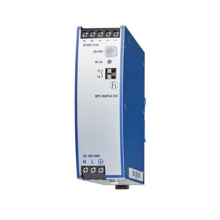Hirschmann RPS 260 DIN Rail Power Supply, 100→240V ac ac Input, 48V dc dc Output, 5.42A Output, 260W
