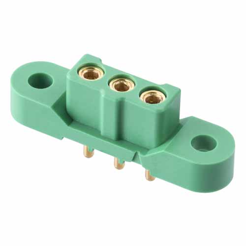 HARWIN M300 Series Vertical PCB Mount PCB Socket, 3-Contact, 1-Row, 3mm Pitch, Solder Termination
