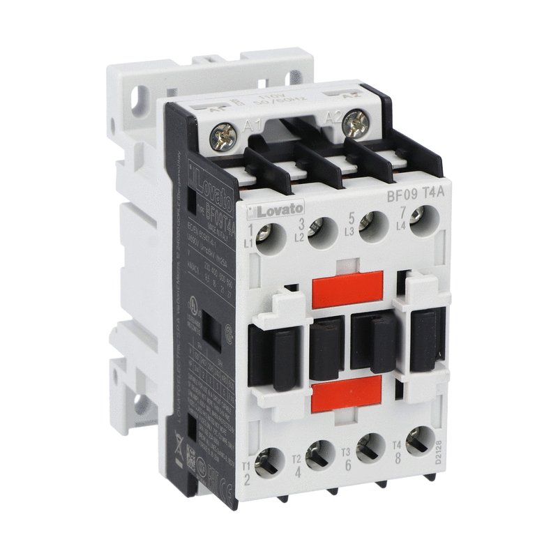 Lovato BF Contactor, 24 V ac Coil, 4-Pole, 25 A, 4 kW, 4NO, 660 V ac, 690 V ac