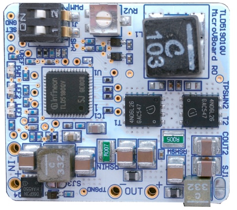 Infineon TLD5190 VOLT DEMO Buck-Boost Controller for LITIX Power Flex TLD5190, H-Bridge TLD5542-1 Controller for TLD5190