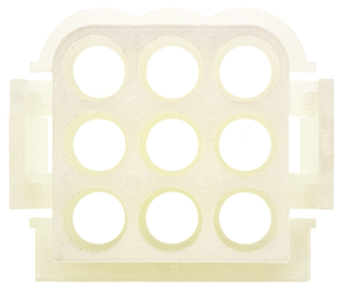 TE Connectivity, Commercial MATE-N-LOK Female Connector Housing, 6.1mm Pitch, 9 Way, 3 Row