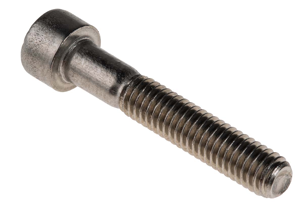 RS PRO Stainless Steel Hex Socket Cap Screw, DIN 912, M6 x 35mm