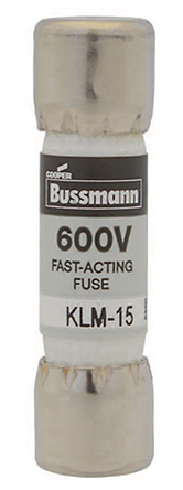 Eaton 2.5A F Melamine Cartridge Fuse, 10 x 38mm