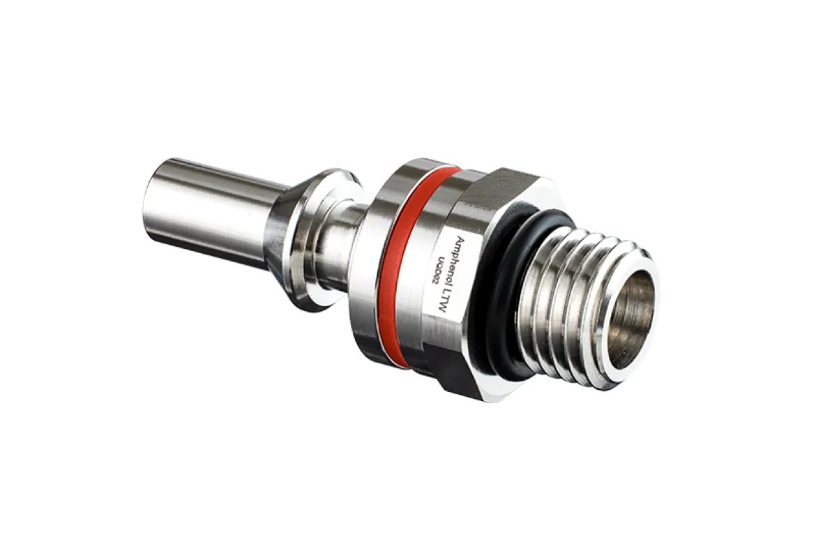 Amphenol Industrial Connector, Push Pull, 7/16 in Connector, Plug, Male, SQD02 Series