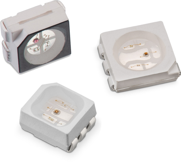 Wurth Elektronik2.4 V RGB LED 3528 (1411)  SMD, WL-SFTW 150352M173300