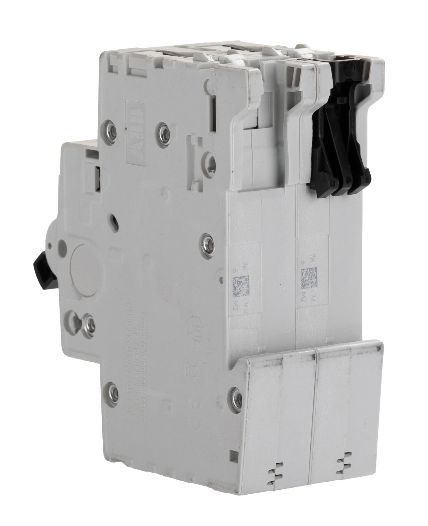 ABB System Pro M Compact S200MUC MCB, 2P, 6A Curve K, 440V AC, 440V DC, 25 kA Breaking Capacity