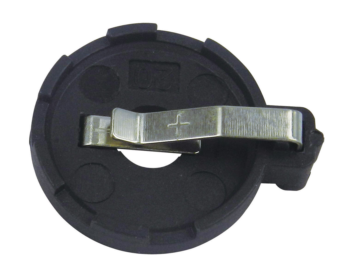 RS PRO CR2032 Battery Holder, PCB Mounted Contact